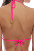 Luli Fama Candy Coated Rings Cut Out Triangle Top